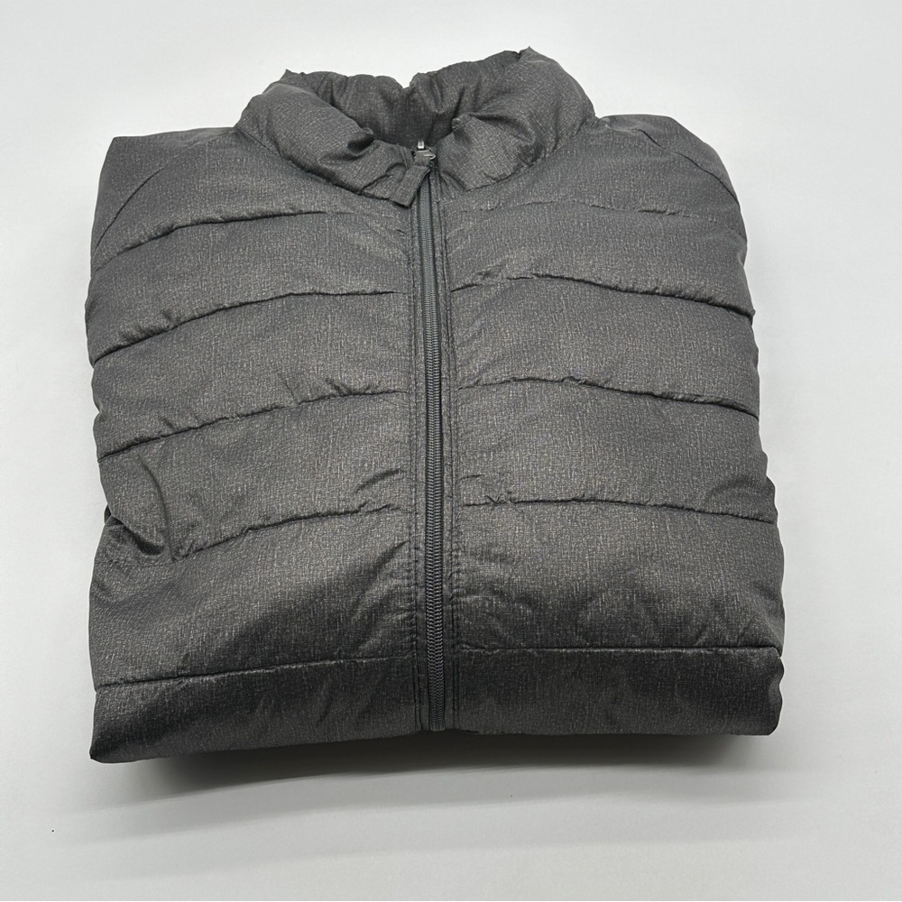 Amazon Essentials Men’s Jacket Zipper Front Gray‎ Color Size M Medium